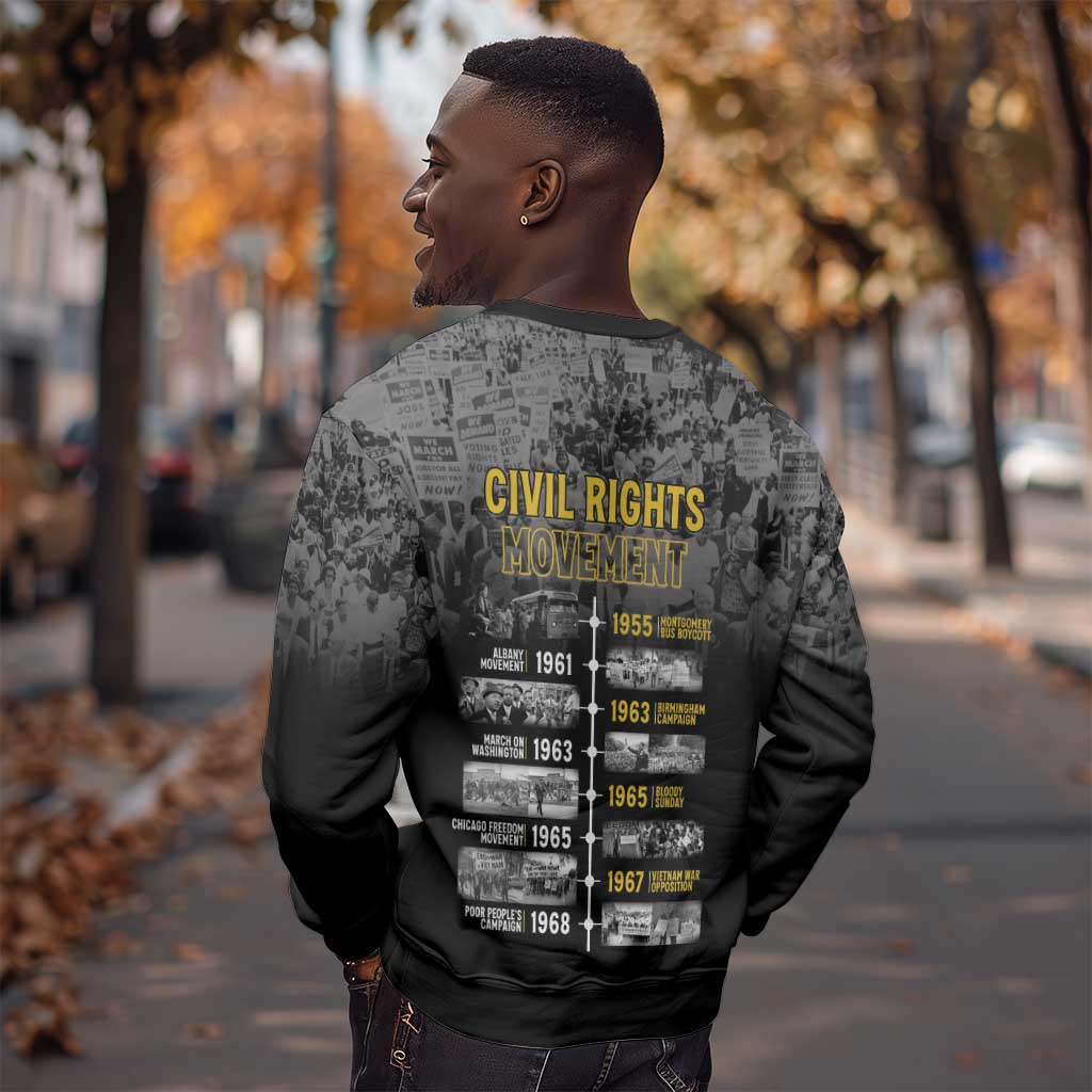 African-American History Month Sweatshirt Civil Rights Movement