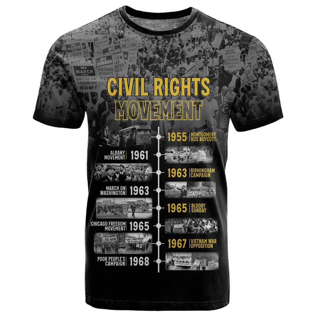 African-American History Month T shirt Civil Rights Movement