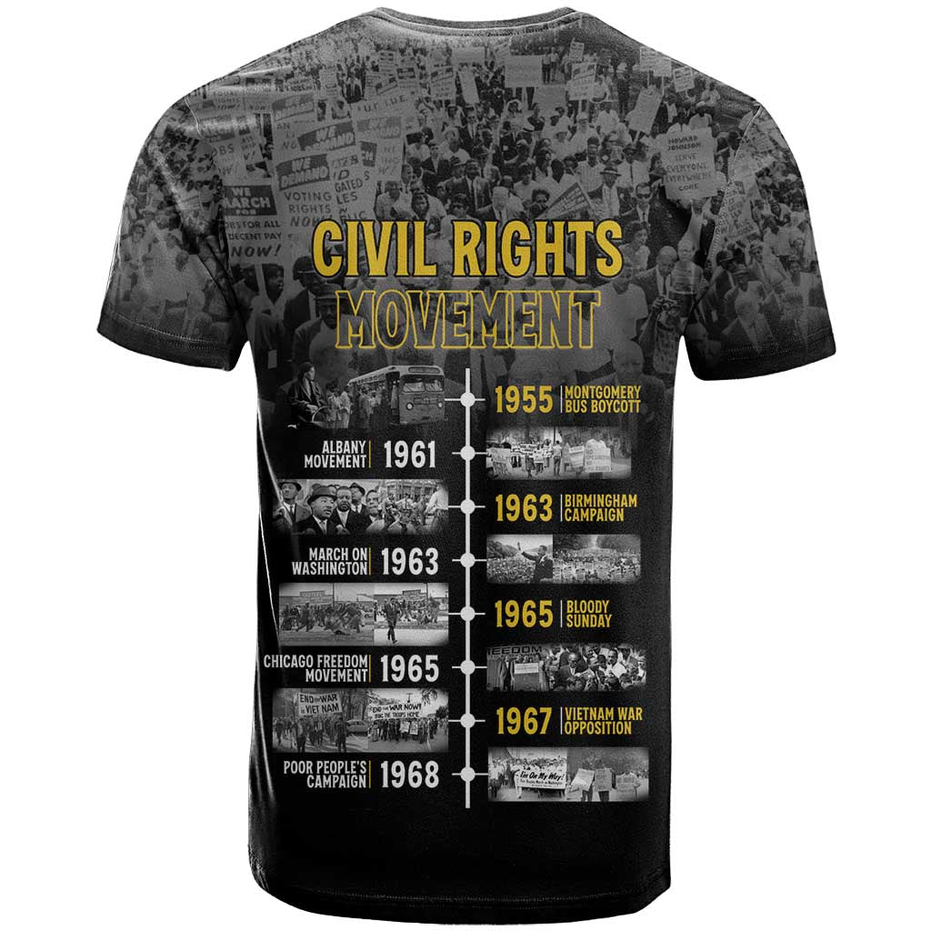 African-American History Month T shirt Civil Rights Movement