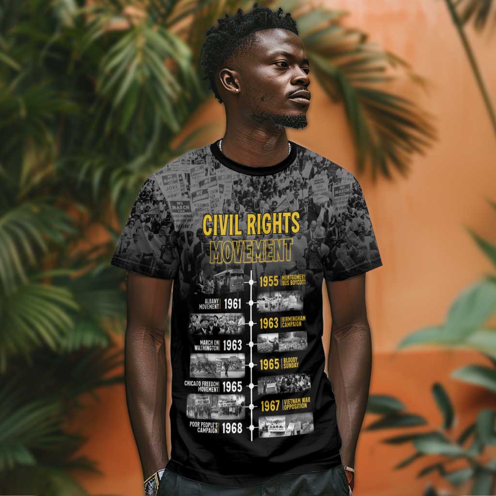 African-American History Month T shirt Civil Rights Movement