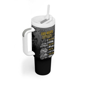 African-American History Month Tumbler With Handle Civil Rights Movement