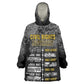 African-American History Month Wearable Blanket Hoodie Civil Rights Movement