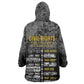 African-American History Month Wearable Blanket Hoodie Civil Rights Movement