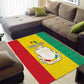 Personalised Afro Guinea Area Rug Coat Of Arms Flag Style