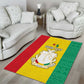 Personalised Afro Guinea Area Rug Coat Of Arms Flag Style