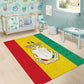 Personalised Afro Guinea Area Rug Coat Of Arms Flag Style