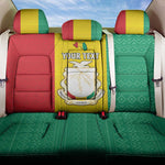 Personalised Afro Guinea Back Car Seat Cover Coat Of Arms Flag Style