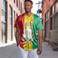 Personalised Afro Guinea Baseball Jersey Coat Of Arms Flag Style