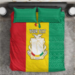 Personalised Afro Guinea Bedding Set Coat Of Arms Flag Style