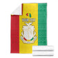Personalised Afro Guinea Blanket Coat Of Arms Flag Style