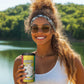 Personalised Afro Guinea 4 in 1 Can Cooler Tumbler Coat Of Arms Flag Style