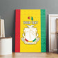 Personalised Afro Guinea Canvas Wall Art Coat Of Arms Flag Style