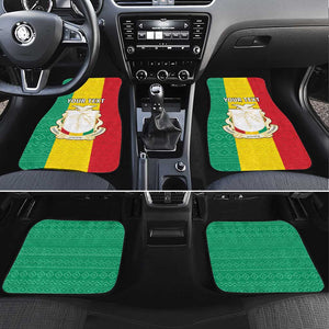 Personalised Afro Guinea Car Mats Coat Of Arms Flag Style