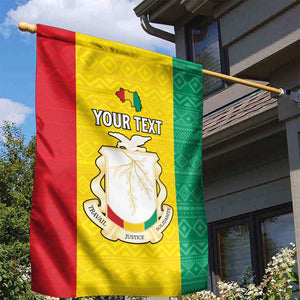 Personalised Afro Guinea Garden Flag Coat Of Arms Flag Style