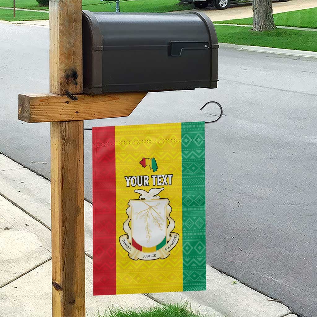 Personalised Afro Guinea Garden Flag Coat Of Arms Flag Style