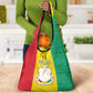 Personalised Afro Guinea Grocery Bag Coat Of Arms Flag Style