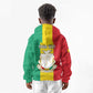 Personalised Afro Guinea Kid Hoodie Coat Of Arms Flag Style
