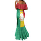 Personalised Afro Guinea Mermaid Dress Coat Of Arms Flag Style