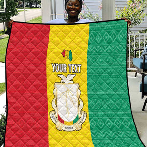 Personalised Afro Guinea Quilt Coat Of Arms Flag Style
