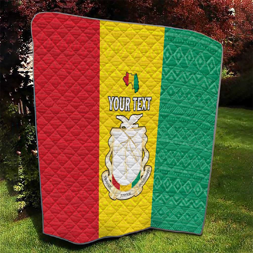 Personalised Afro Guinea Quilt Coat Of Arms Flag Style