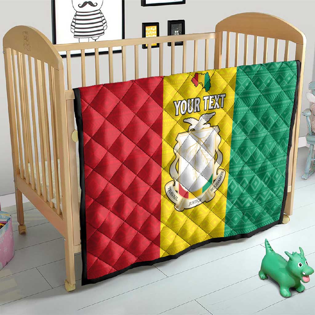 Personalised Afro Guinea Quilt Coat Of Arms Flag Style