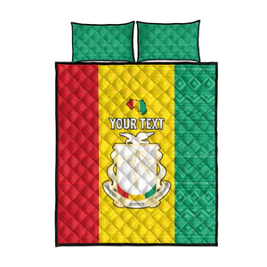 Personalised Afro Guinea Quilt Bed Set Coat Of Arms Flag Style