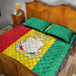 Personalised Afro Guinea Quilt Bed Set Coat Of Arms Flag Style