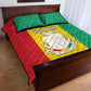 Personalised Afro Guinea Quilt Bed Set Coat Of Arms Flag Style