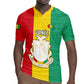 Personalised Afro Guinea Rugby Jersey Coat Of Arms Flag Style