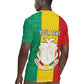 Personalised Afro Guinea Rugby Jersey Coat Of Arms Flag Style