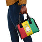 Personalised Afro Guinea Shoulder Handbag Coat Of Arms Flag Style