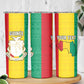 Personalised Afro Guinea Skinny Tumbler Coat Of Arms Flag Style