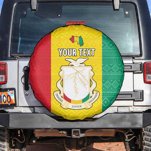Personalised Afro Guinea Spare Tire Cover Coat Of Arms Flag Style