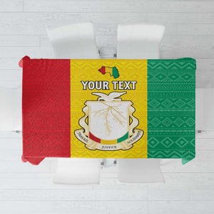 Personalised Afro Guinea Tablecloth Coat Of Arms Flag Style