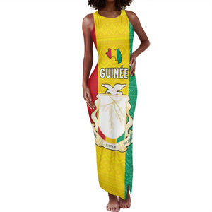 Personalised Afro Guinea Tank Maxi Dress Coat Of Arms Flag Style