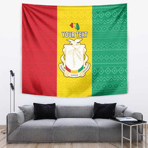 Personalised Afro Guinea Tapestry Coat Of Arms Flag Style