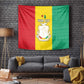 Personalised Afro Guinea Tapestry Coat Of Arms Flag Style