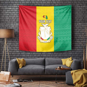 Personalised Afro Guinea Tapestry Coat Of Arms Flag Style