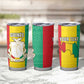 Personalised Afro Guinea Tumbler Cup Coat Of Arms Flag Style