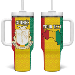 Personalised Afro Guinea Tumbler With Handle Coat Of Arms Flag Style