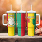 Personalised Afro Guinea Tumbler With Handle Coat Of Arms Flag Style
