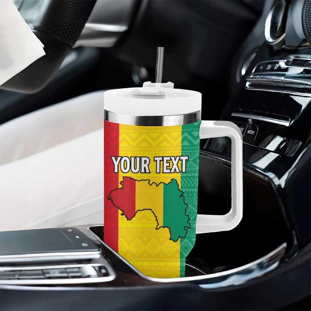 Personalised Afro Guinea Tumbler With Handle Coat Of Arms Flag Style
