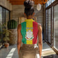 Personalised Afro Guinea Women Sleeveless Polo Shirt Coat Of Arms Flag Style