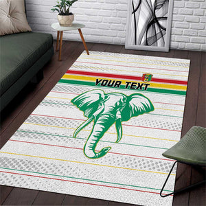 Custom Afro Guinee Football Area Rug Go Syli National