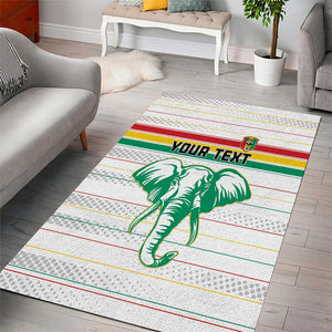 Custom Afro Guinee Football Area Rug Go Syli National