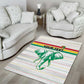 Custom Afro Guinee Football Area Rug Go Syli National