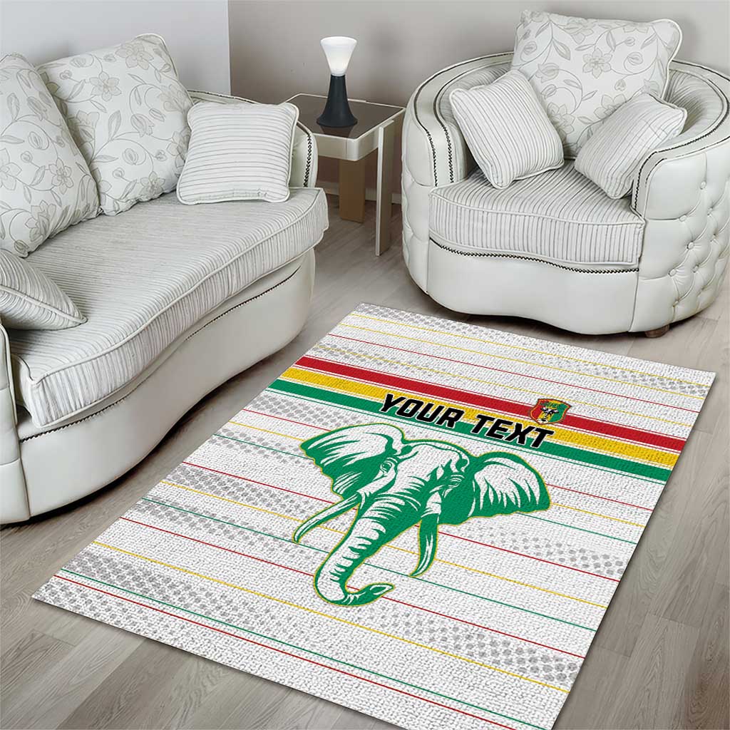 Custom Afro Guinee Football Area Rug Go Syli National
