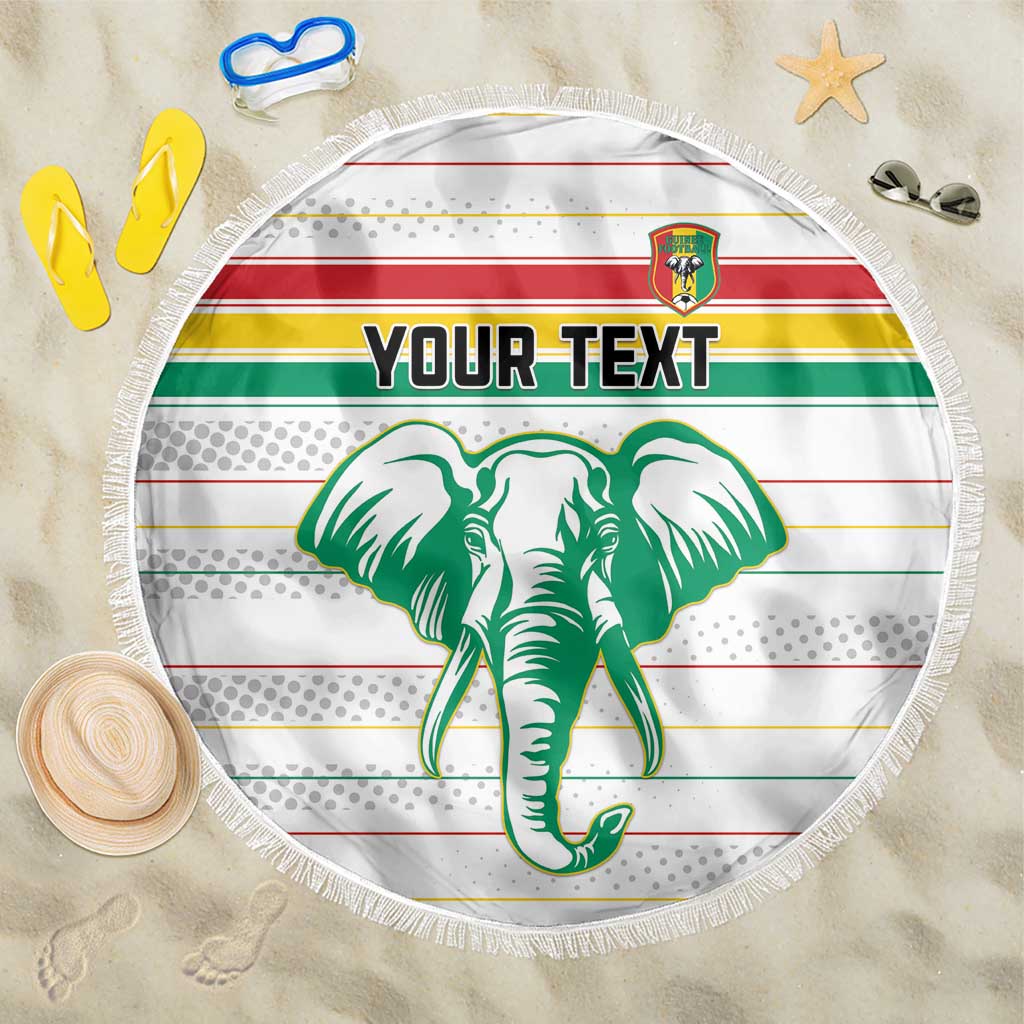 Custom Afro Guinee Football Beach Blanket Go Syli National