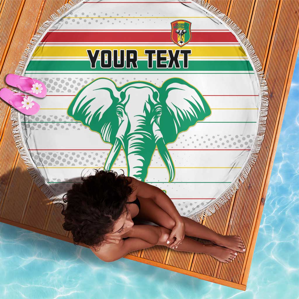 Custom Afro Guinee Football Beach Blanket Go Syli National