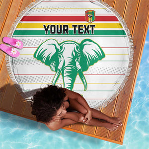 Custom Afro Guinee Football Beach Blanket Go Syli National